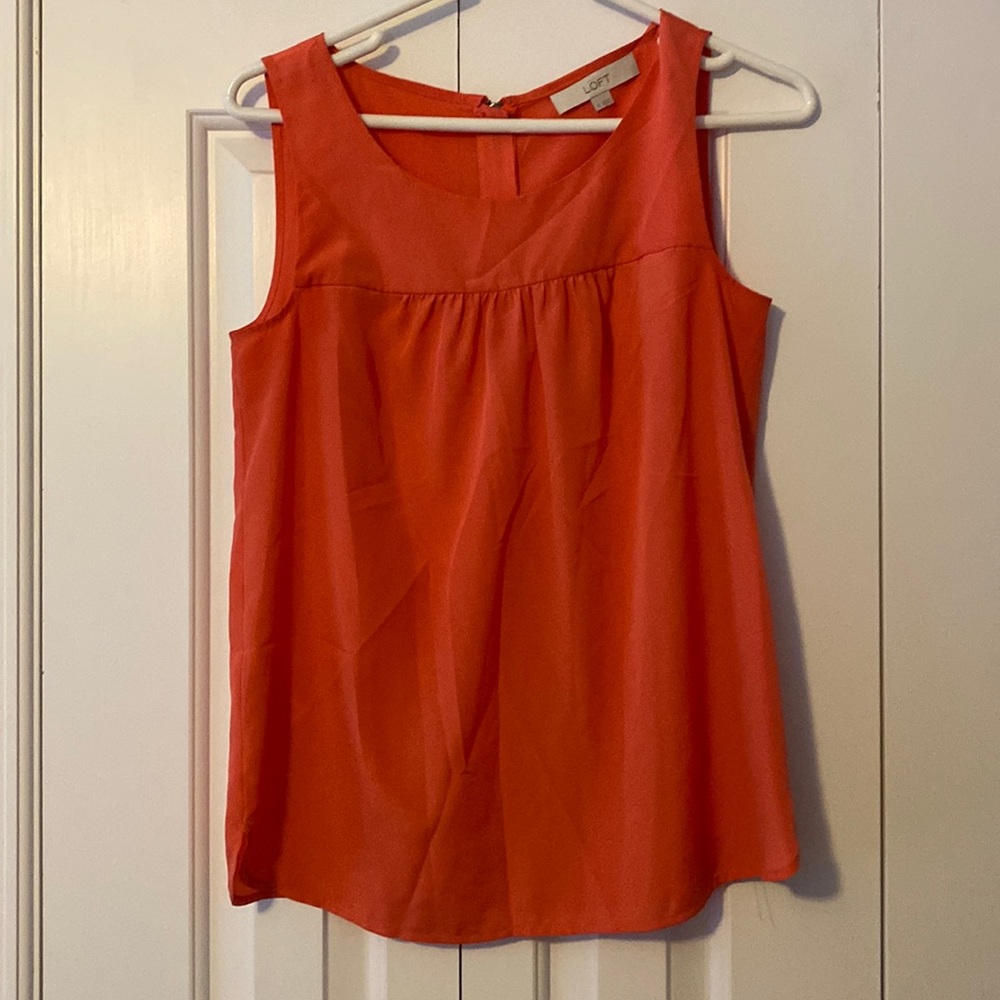 Loft Coral Blouse
